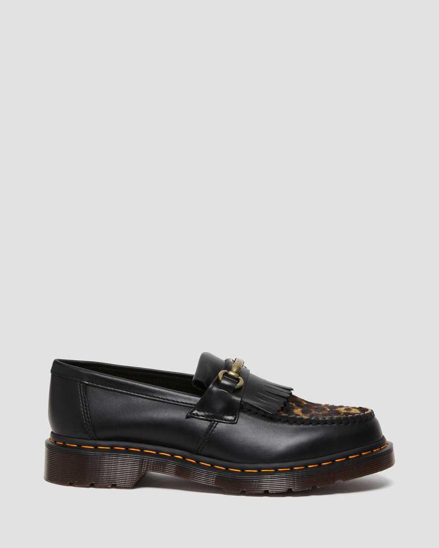 Dr Martens Adrian Snaffle Hair On Naisten Loaferit Mustat  Suomi |  1850GOYTS