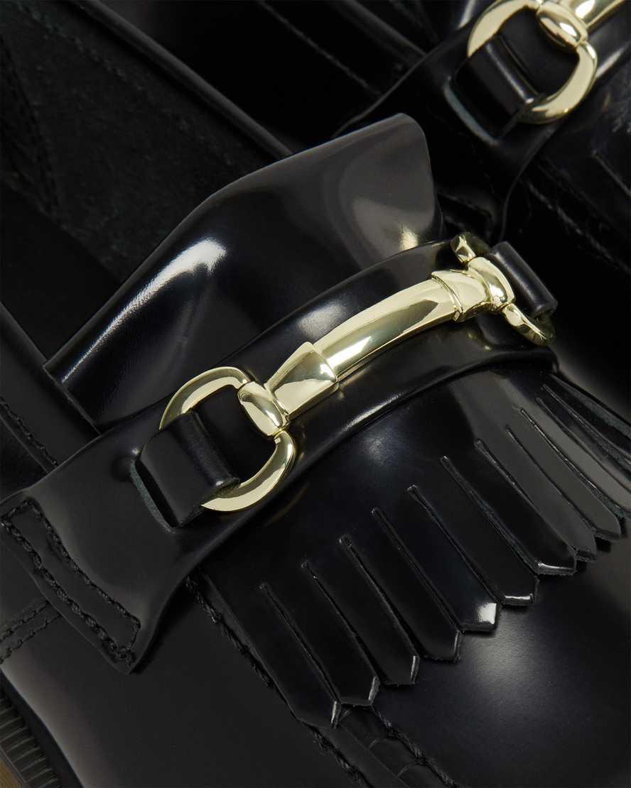 Dr Martens Adrian Snaffle Smooth Leather Kiltie Naisten Loaferit Mustat  Suomi |  3241MHCSD