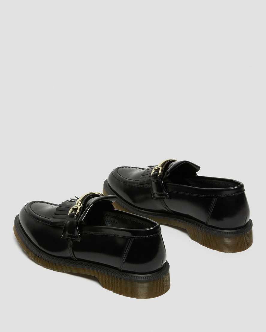 Dr Martens Adrian Snaffle Smooth Leather Kiltie Naisten Loaferit Mustat  Suomi |  3241MHCSD