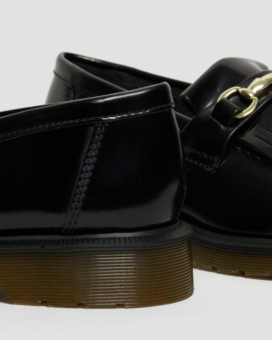 Dr Martens Adrian Snaffle Smooth Leather Kiltie Naisten Loaferit Mustat  Suomi |  3241MHCSD