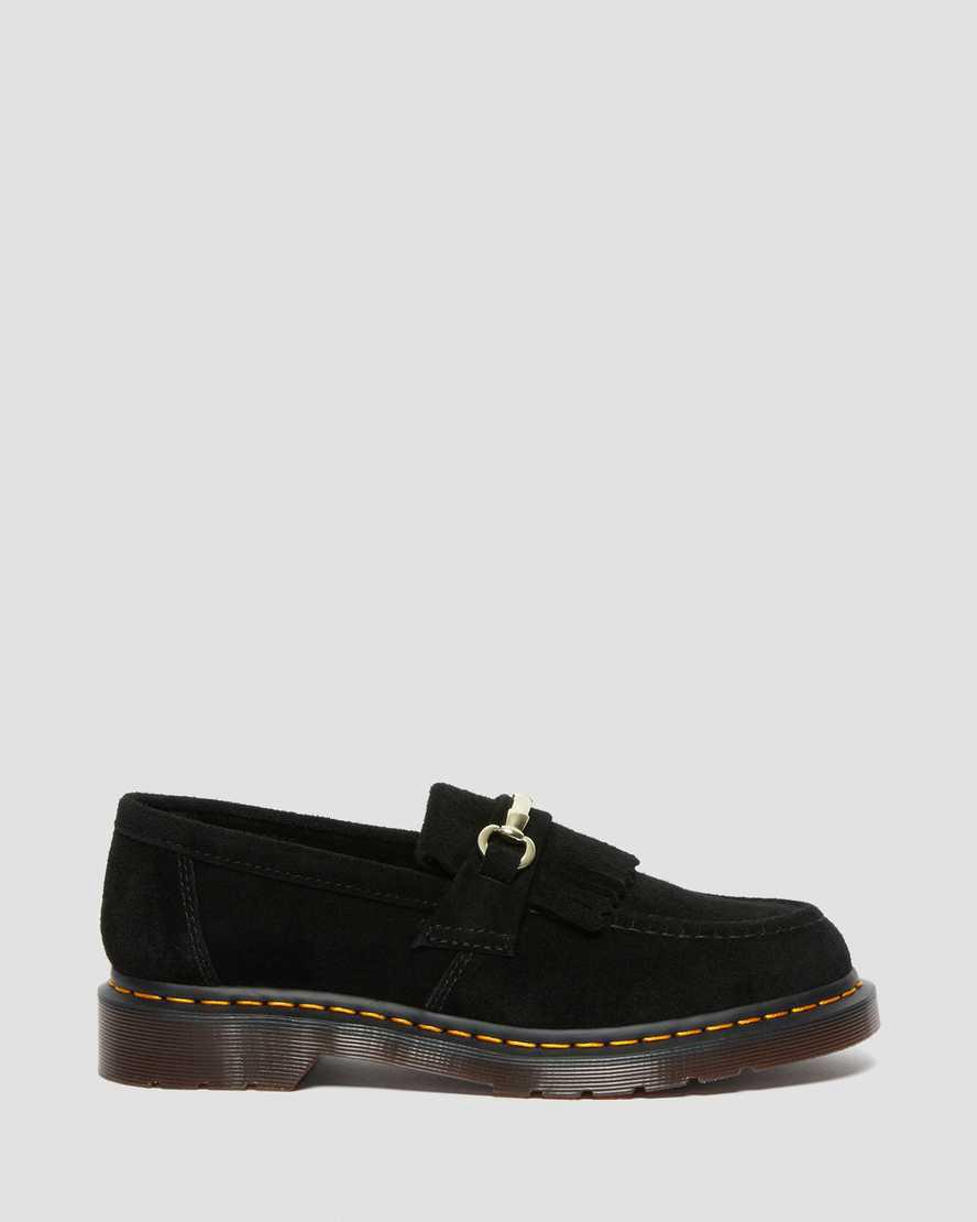 Dr Martens Adrian Snaffle Suede Miesten Loaferit Mustat  Suomi |  4120SKXRT