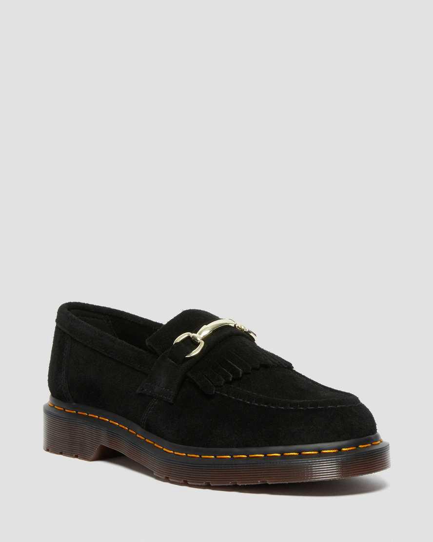 Dr Martens Adrian Snaffle Suede Miesten Loaferit Mustat  Suomi |  4120SKXRT
