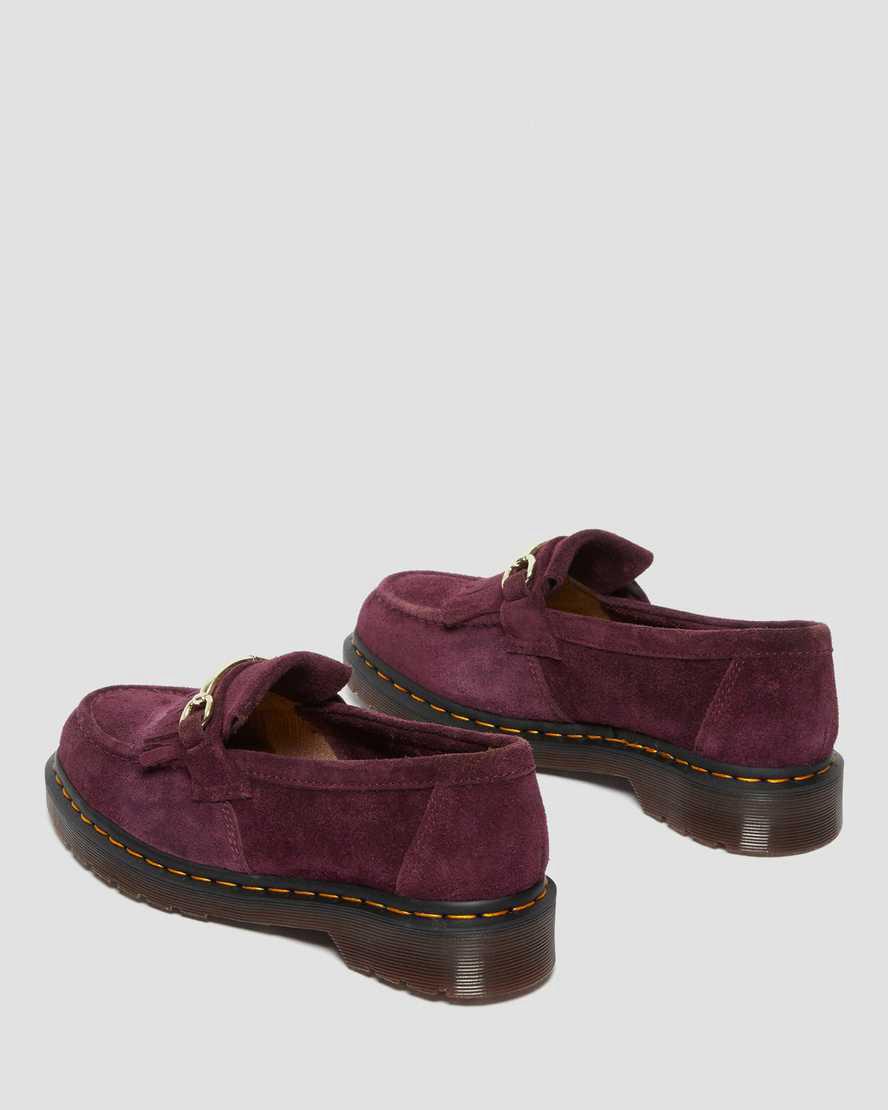 Dr Martens Adrian Snaffle Suede Miesten Loaferit Violetit  Suomi |  6143FHLWN