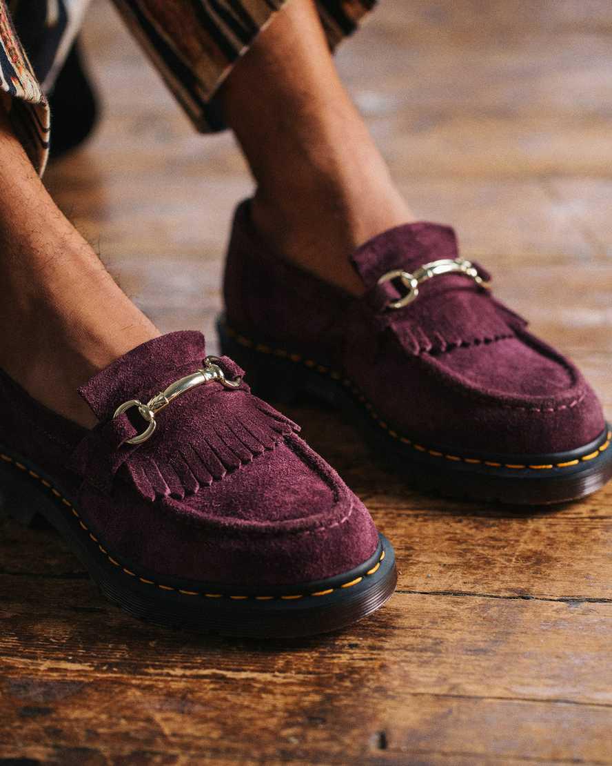 Dr Martens Adrian Snaffle Suede Naisten Loaferit Violetit  Suomi |  8432XVTCG