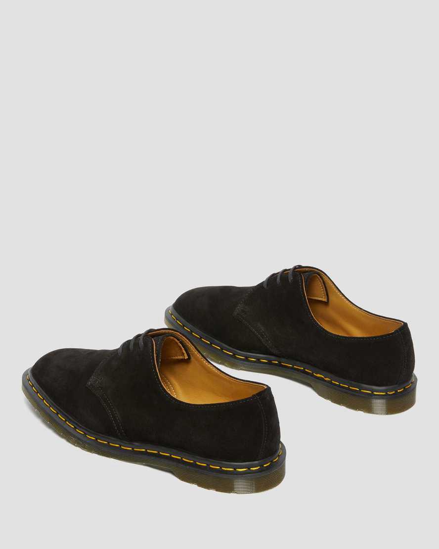 Dr Martens Archie II Made in England Suede Miesten Oxford Kengät Mustat  Suomi |  0748KHESF