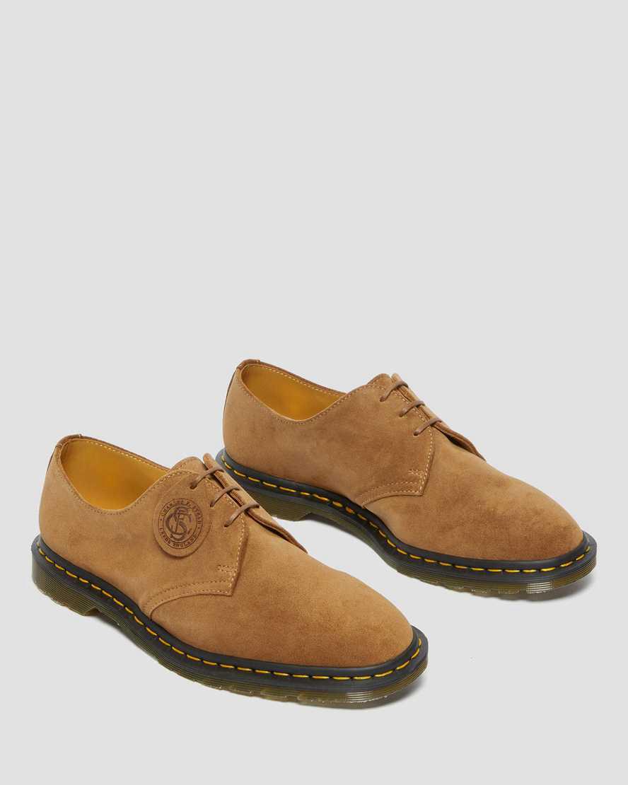 Dr Martens Archie II Made in England Suede Naisten Oxford Kengät Tummanruskea  Suomi |  7480JBYXL