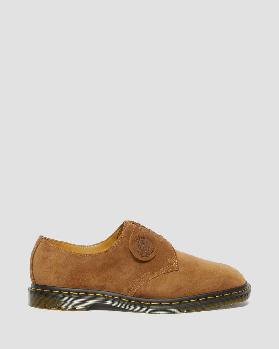 Dr Martens Archie II Made in England Suede Naisten Oxford Kengät Tummanruskea  Suomi |  7480JBYXL