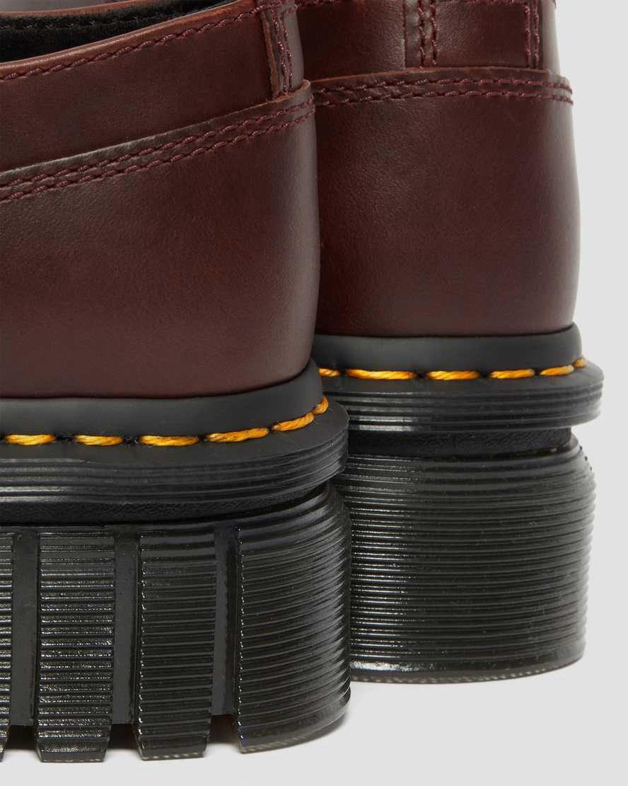 Dr Martens Audrick Brando Leather Platform Miesten Oxford Kengät Ruskea  Suomi |  9631JYOBK