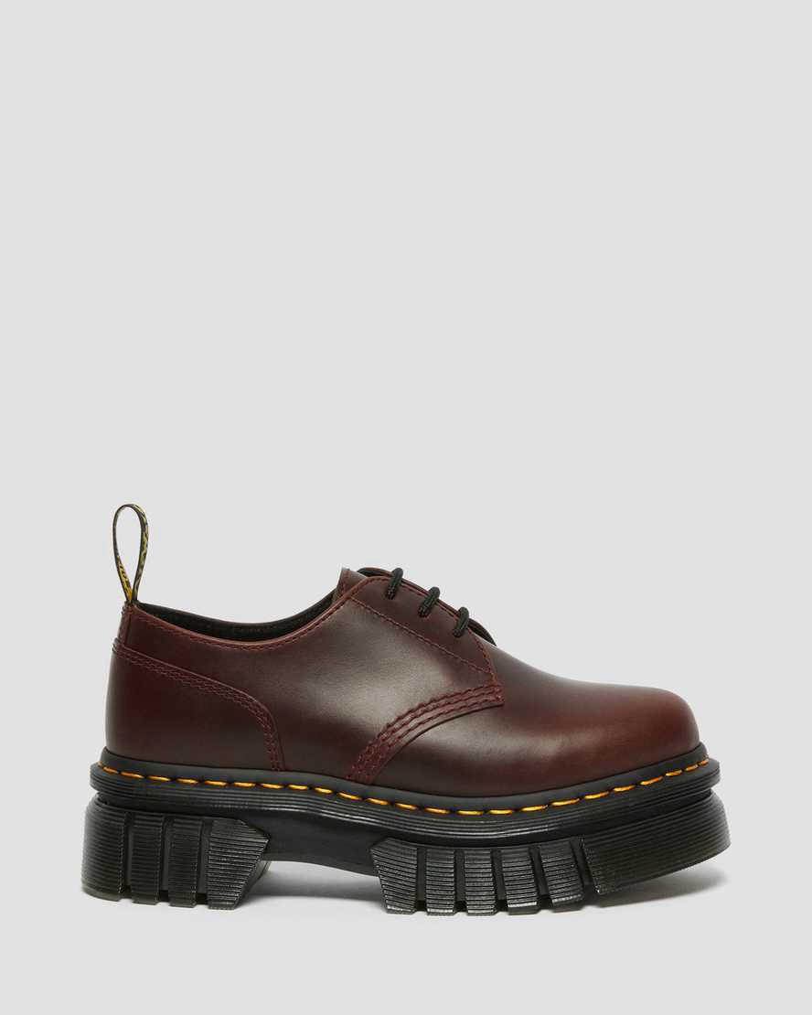 Dr Martens Audrick Brando Leather Platform Miesten Oxford Kengät Ruskea  Suomi |  9631JYOBK