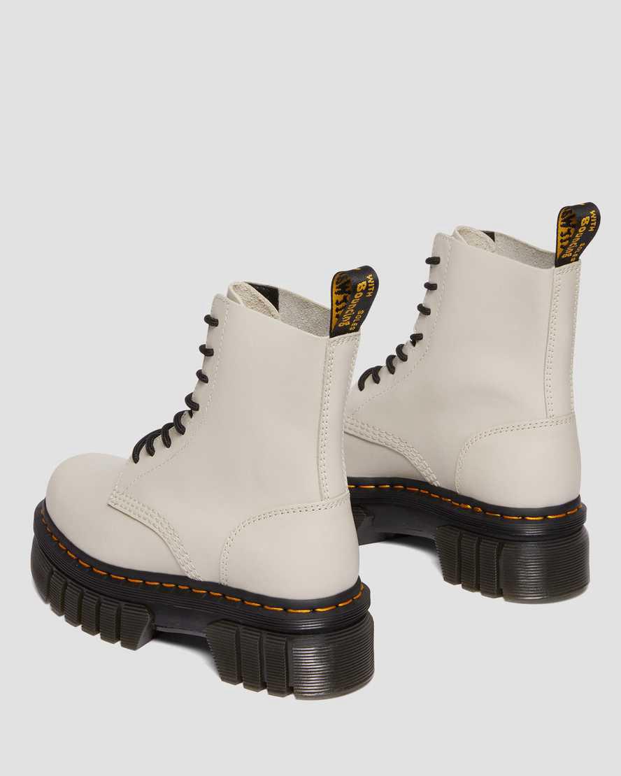 Dr Martens Audrick Nappa Leather Ankle Miesten Platform Saappaat Harmaat  Suomi |  1032JBKSR