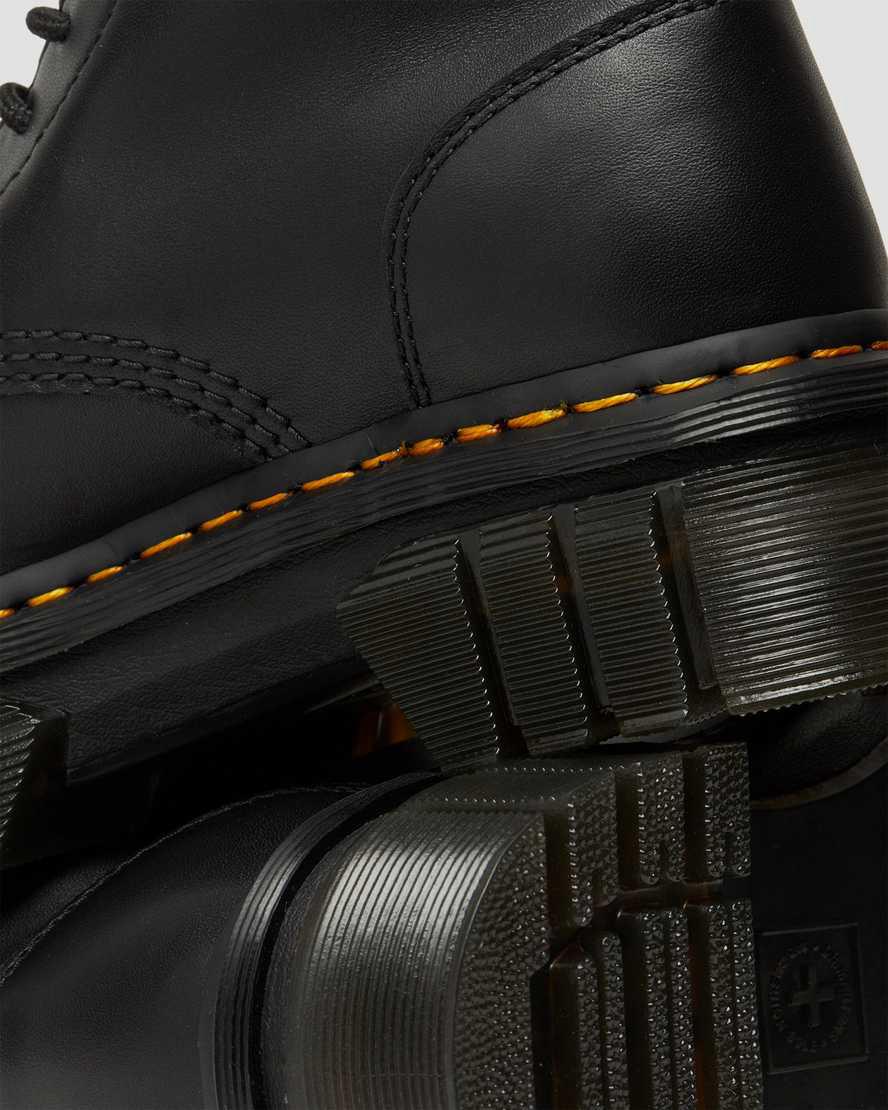 Dr Martens Audrick Nappa Leather Ankle Naisten Platform Saappaat Mustat  Suomi |  3107WJQDO