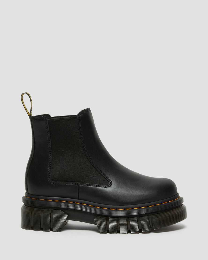 Dr Martens Audrick Nappa Leather Chelsea Naisten Platform Saappaat Mustat  Suomi |  9327PFBAO