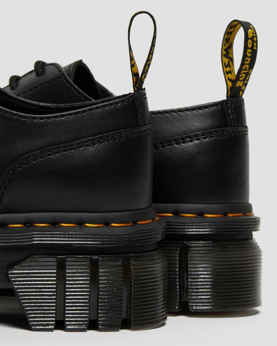 Dr Martens Audrick Nappa Leather Platform Miesten Oxford Kengät Mustat  Suomi |  8093BFJGT