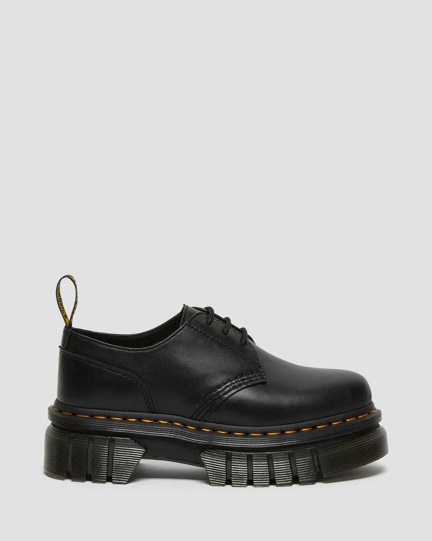 Dr Martens Audrick Nappa Leather Platform Miesten Oxford Kengät Mustat  Suomi |  8093BFJGT