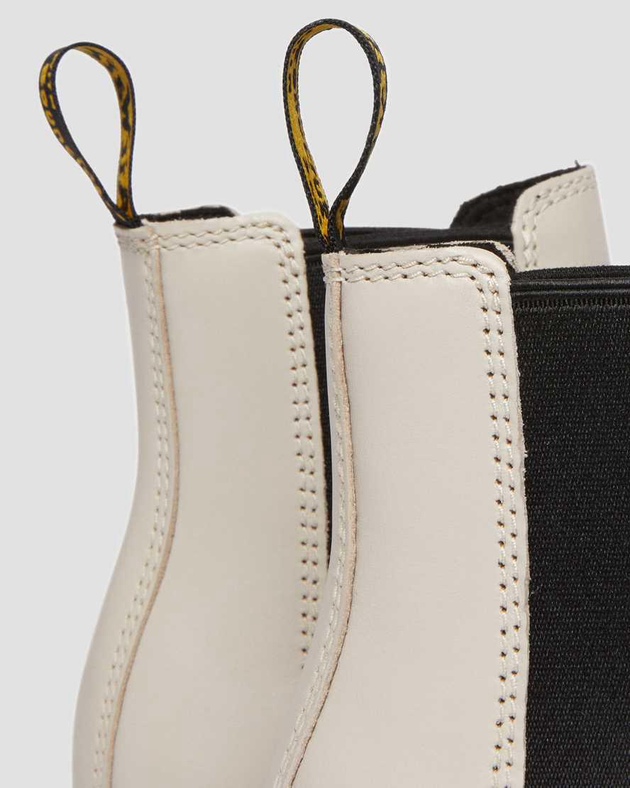 Dr Martens Audrick Nappa Leather Platform Miesten Chelsea Saappaat Harmaat  Suomi |  8534IBHXD