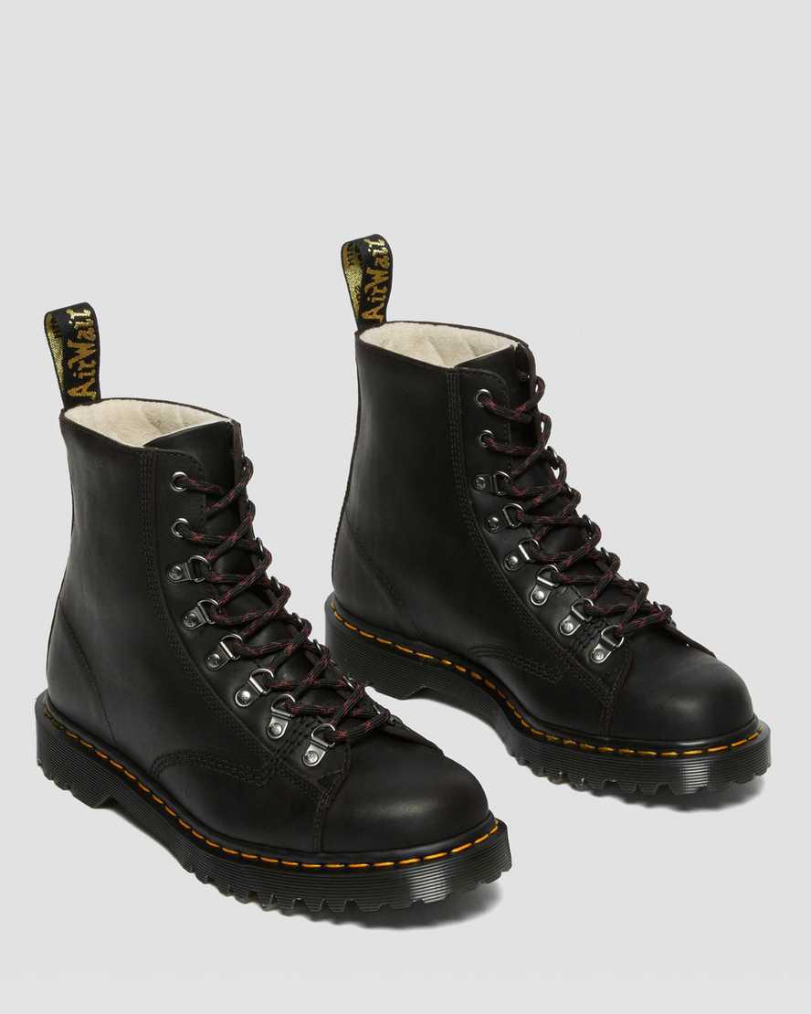 Dr Martens Barton Made in England Classic Oil Leather Naisten Nilkkurit Mustat  Suomi |  0218XRNYH