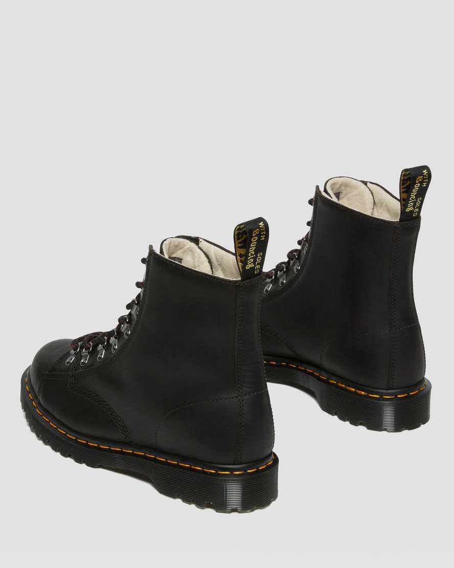 Dr Martens Barton Made in England Classic Oil Leather Naisten Nilkkurit Mustat  Suomi |  0218XRNYH