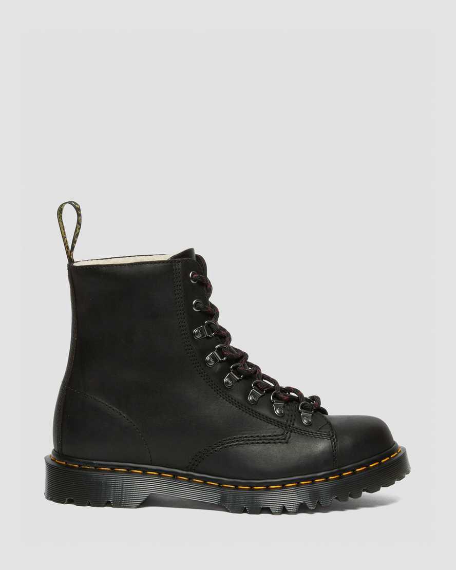 Dr Martens Barton Made in England Classic Oil Leather Naisten Nilkkurit Mustat  Suomi |  0218XRNYH