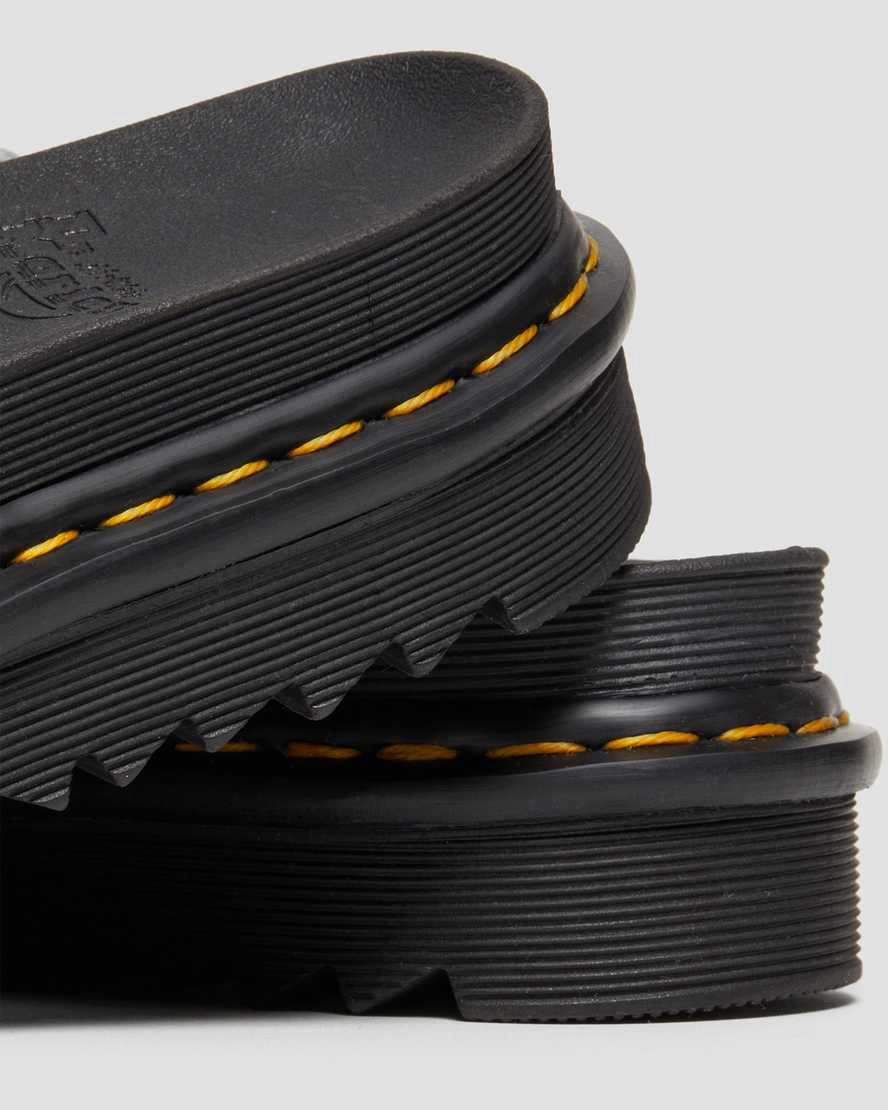 Dr Martens Blaire Flower Buckle Leather Slide Naisten Platform Sandaalit Valkoinen  Suomi |  8135DEHAG