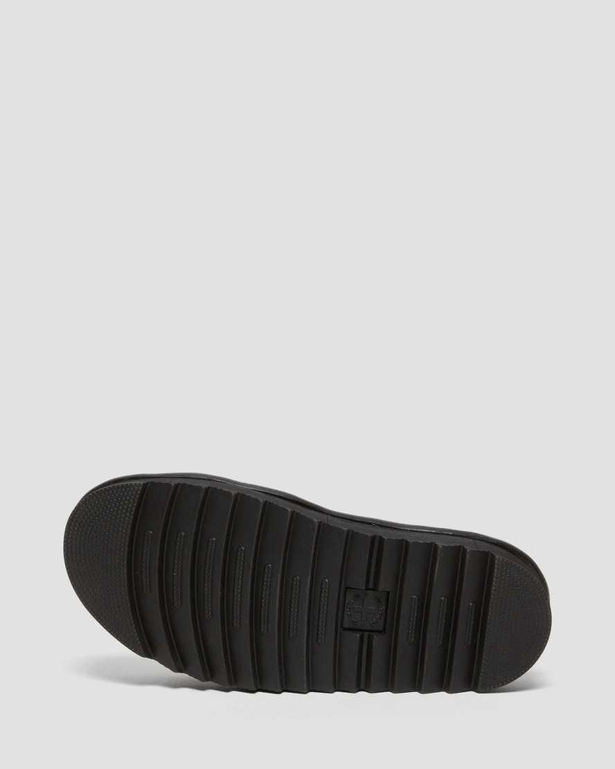 Dr Martens Blaire Flower Buckle Leather Slide Naisten Platform Sandaalit Valkoinen  Suomi |  8135DEHAG