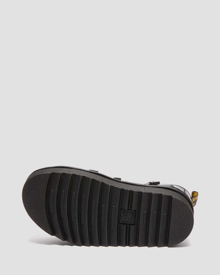 Dr Martens Blaire II Chain Patent Leather Strap Naisten Platform Sandaalit Mustat  Suomi |  5376VOULI