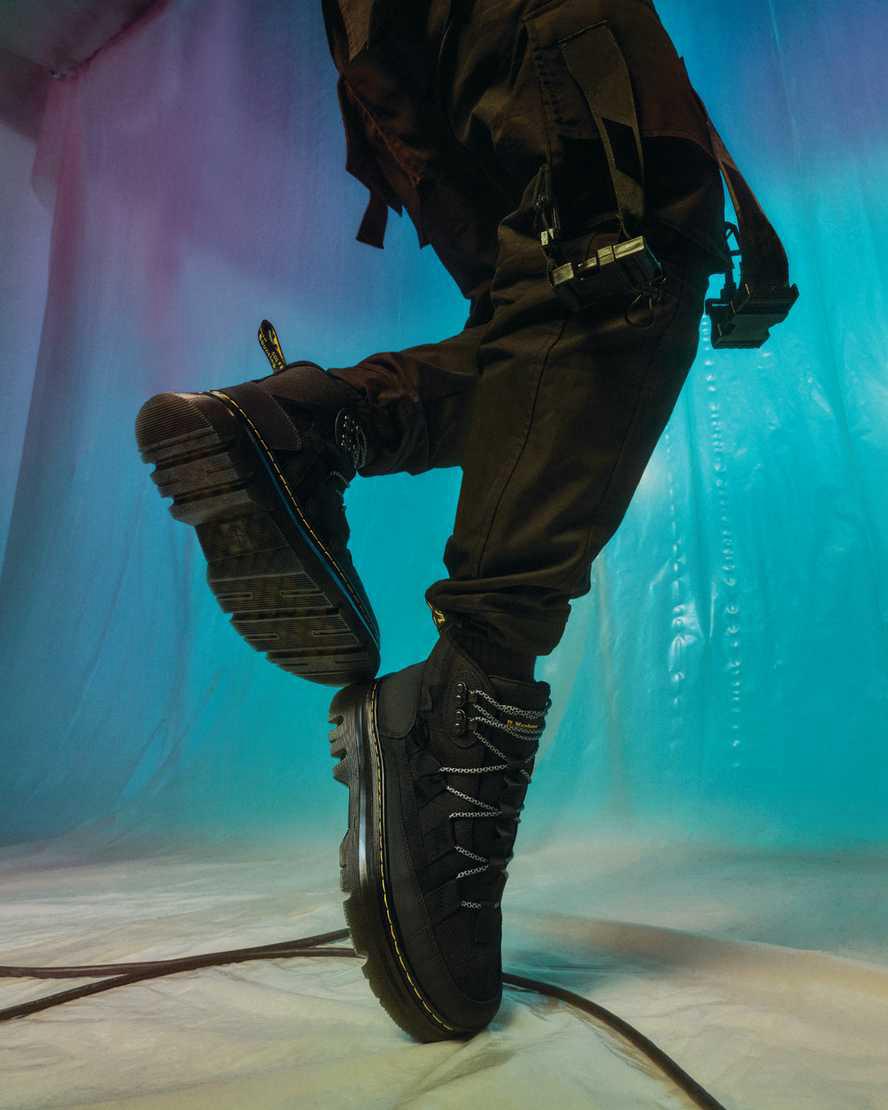 Dr Martens Boury Leather Naisten Vapaa-ajan Saappaat Mustat  Suomi |  7218GJWVQ