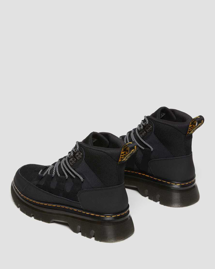 Dr Martens Boury Leather Naisten Vapaa-ajan Saappaat Mustat  Suomi |  7218GJWVQ