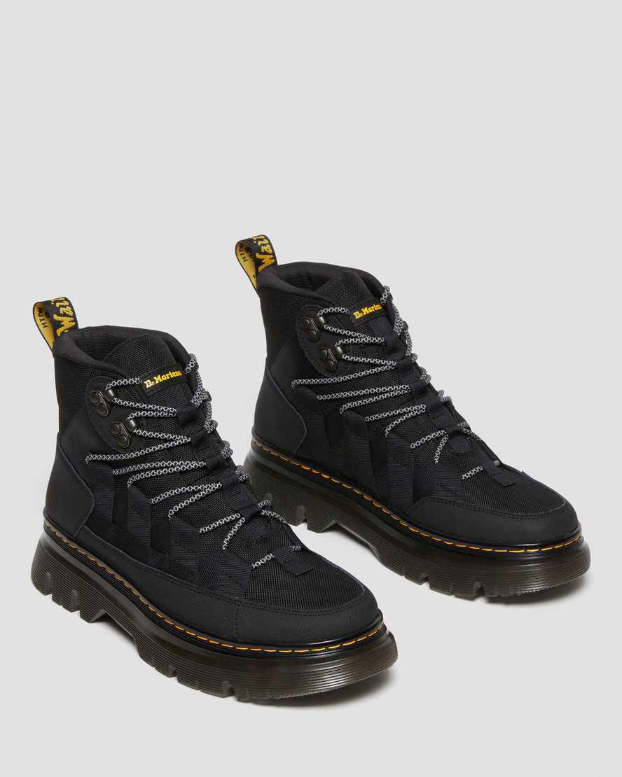 Dr Martens Boury Leather Naisten Vapaa-ajan Saappaat Mustat  Suomi |  7218GJWVQ