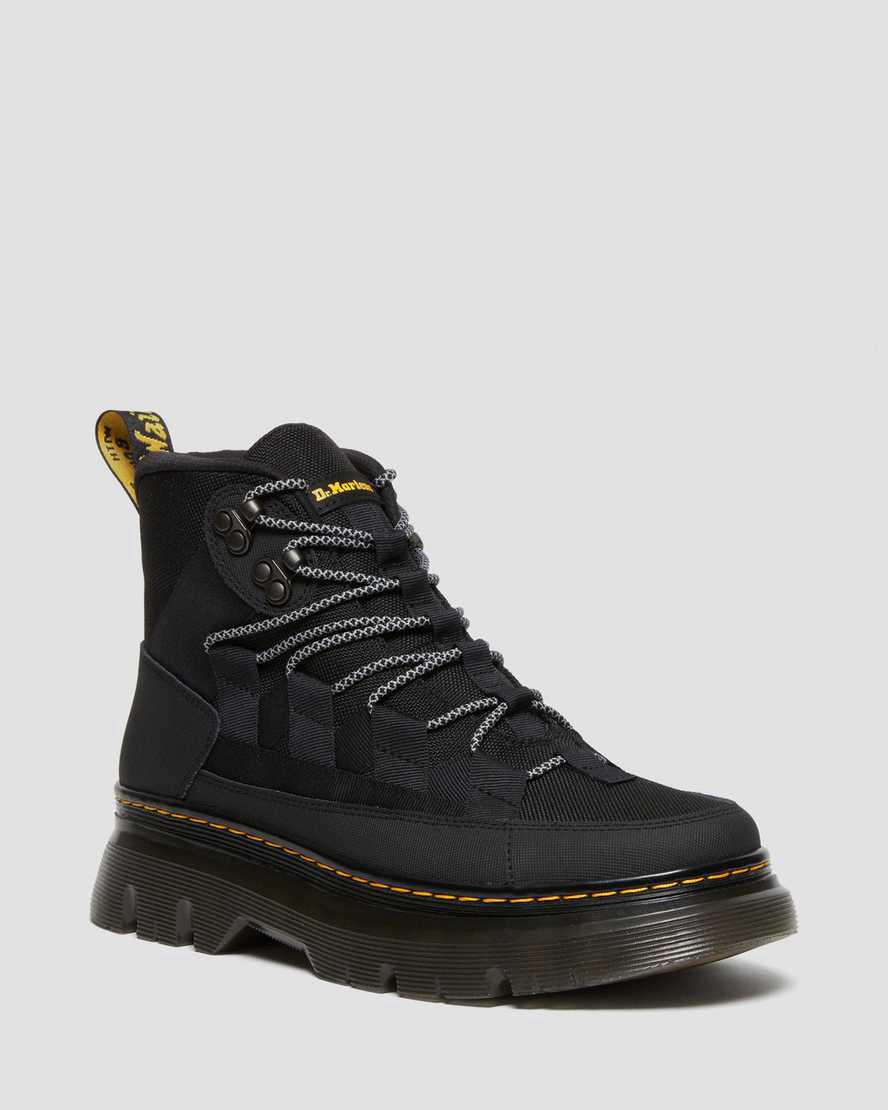 Dr Martens Boury Leather Naisten Vapaa-ajan Saappaat Mustat  Suomi |  7218GJWVQ