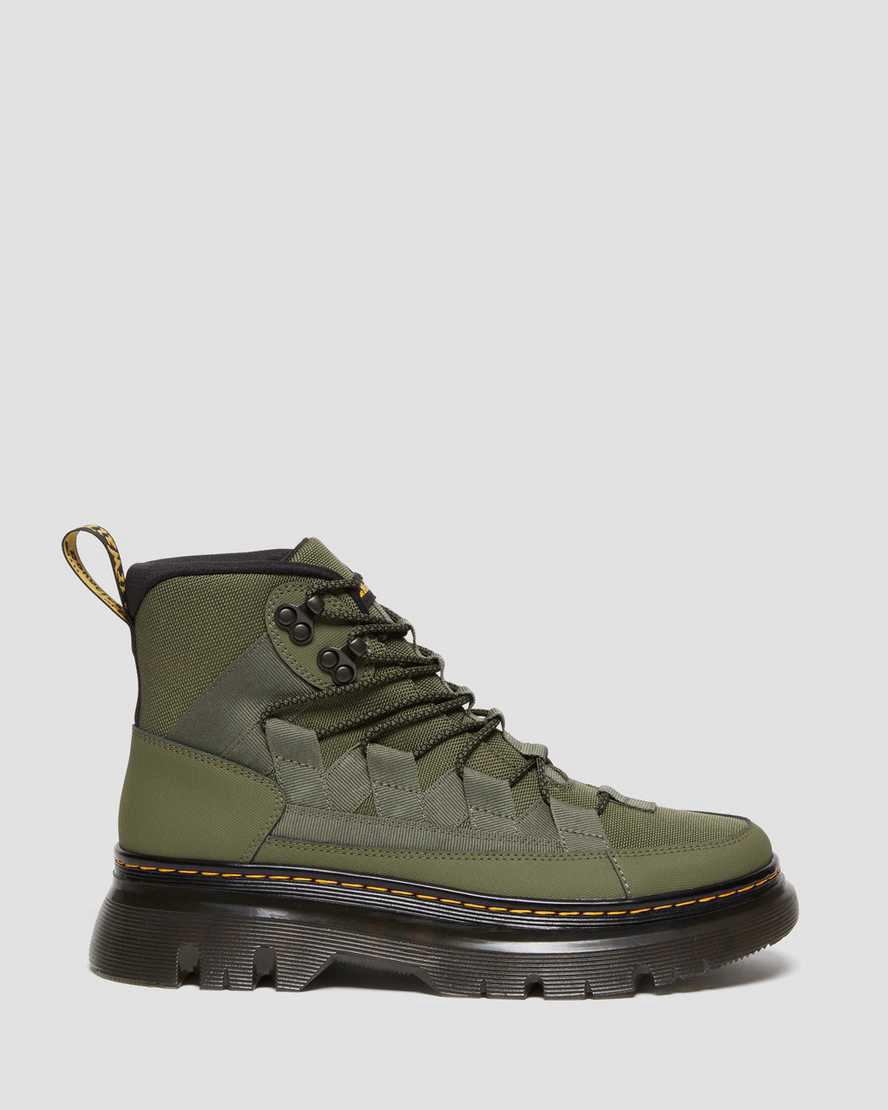 Dr Martens Boury Leather Naisten Vapaa-ajan Saappaat Khaki Vihreä  Suomi |  9820NRQWP