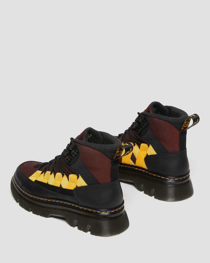 Dr Martens Boury Warmwair Contrast Naisten Vapaa-ajan Saappaat Black/Tan Ajax / 50/50  Suomi |  6587MRBUI