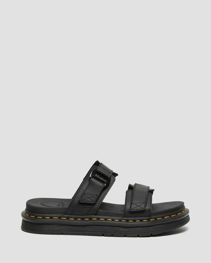 Dr Martens Chilton Leather Miesten Rantasandaalit Mustat  Suomi |  2390OAZDH
