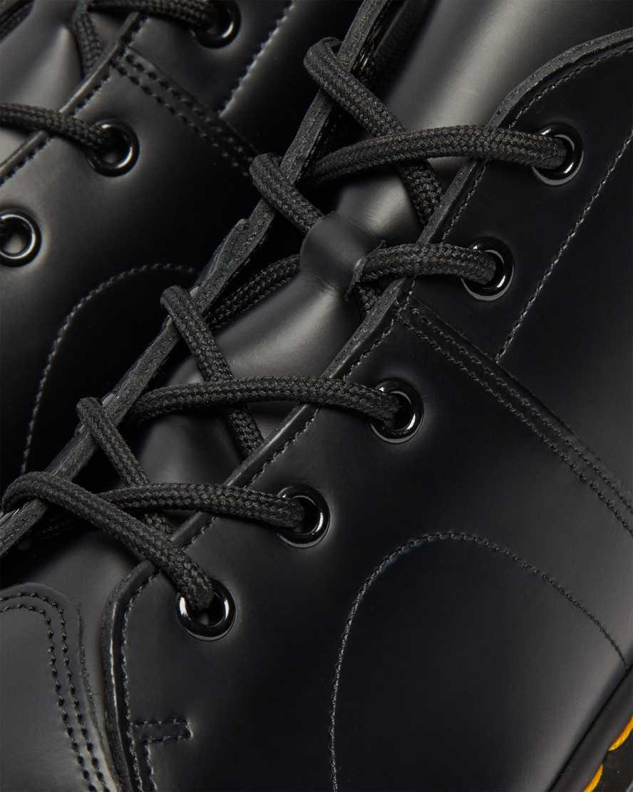 Dr Martens Church Smooth Leather Monkey Naisten Nilkkurit Mustat  Suomi |  8145XHREB