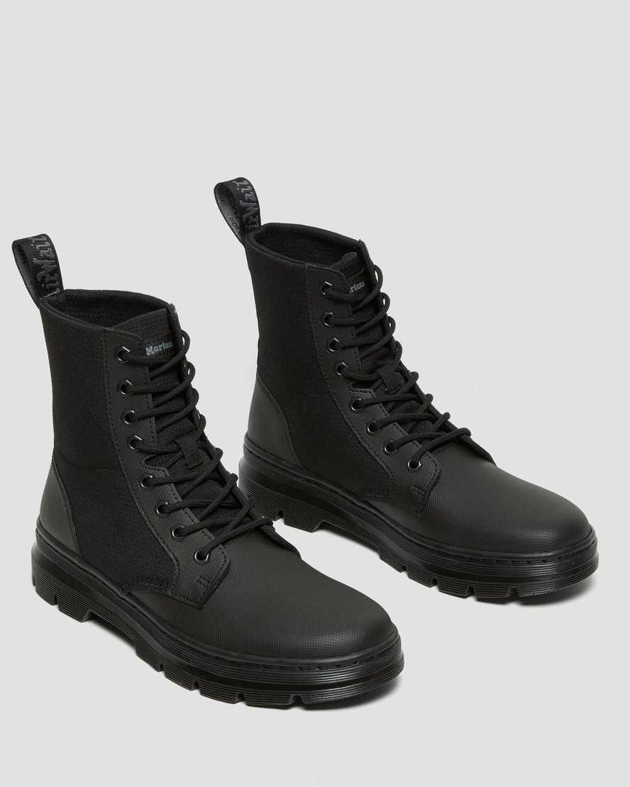 Dr Martens Combs II Poly Naisten Vapaa-ajan Saappaat Black-Black Element Rip Stop  Suomi |  5736VIHAB