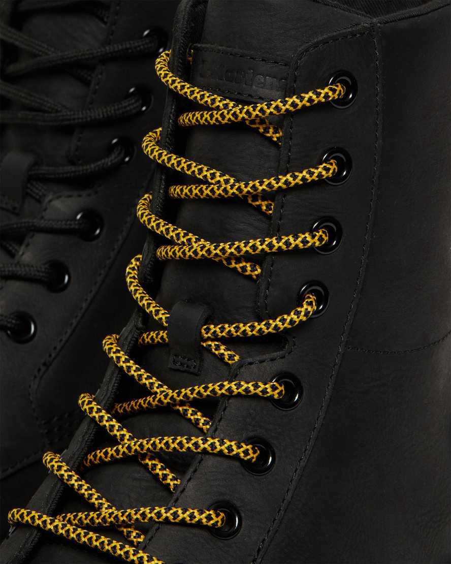 Dr Martens Combs Leather Miesten Vapaa-ajan Saappaat Mustat  Suomi |  0268JDEQO