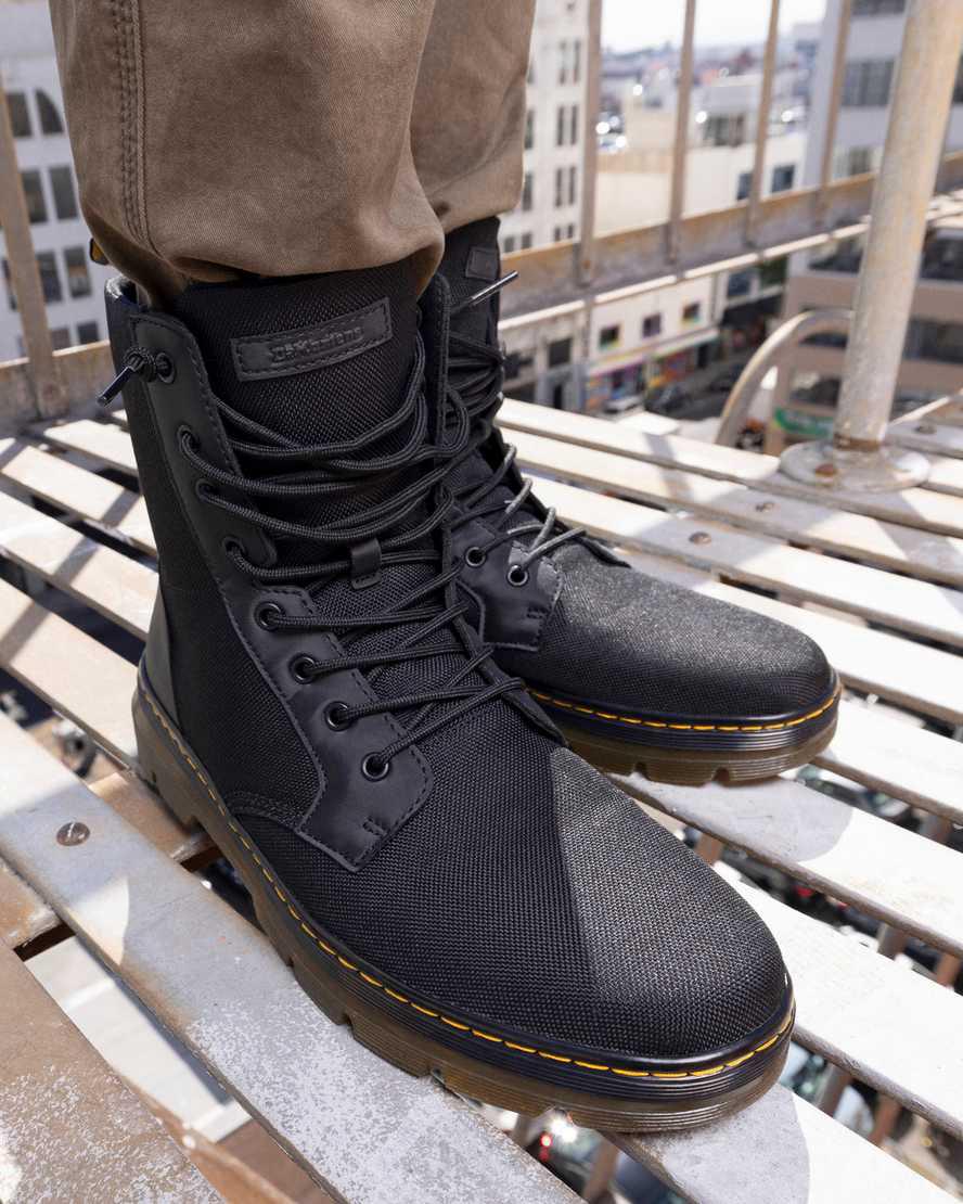 Dr Martens Combs Poly Miesten Vapaa-ajan Saappaat Mustat  Suomi |  1629TFLQW