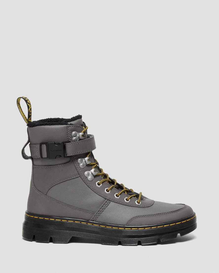 Dr Martens Combs Tech Faux Fur-Lined Naisten Vapaa-ajan Saappaat Harmaat  Suomi |  7812ZNOMG