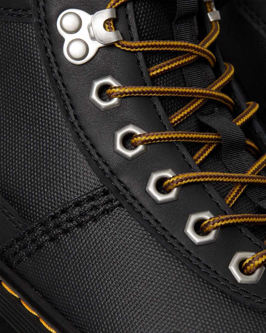 Dr Martens Combs Tech Faux Fur-Lined Naisten Nilkkurit Mustat  Suomi |  8076XMSOH