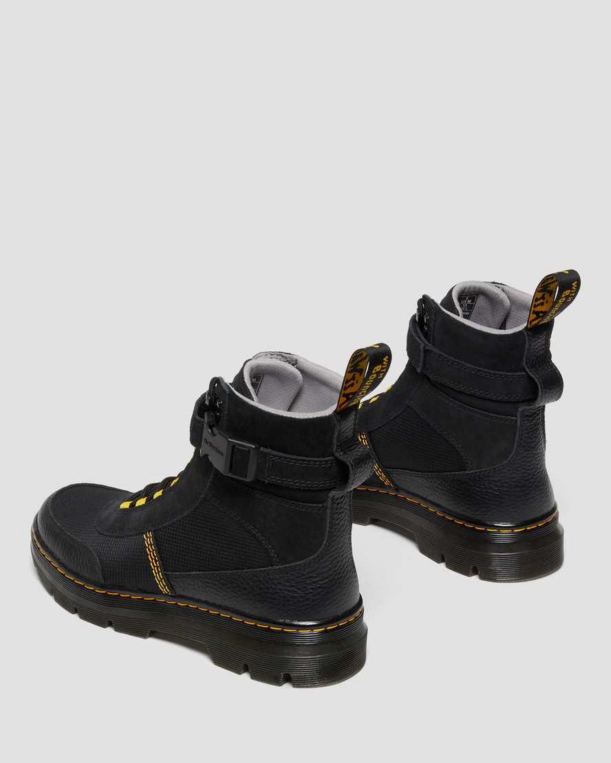 Dr Martens Combs Tech Milled Nappa & Suede Naisten Nilkkurit Mustat  Suomi |  6530LKGHY
