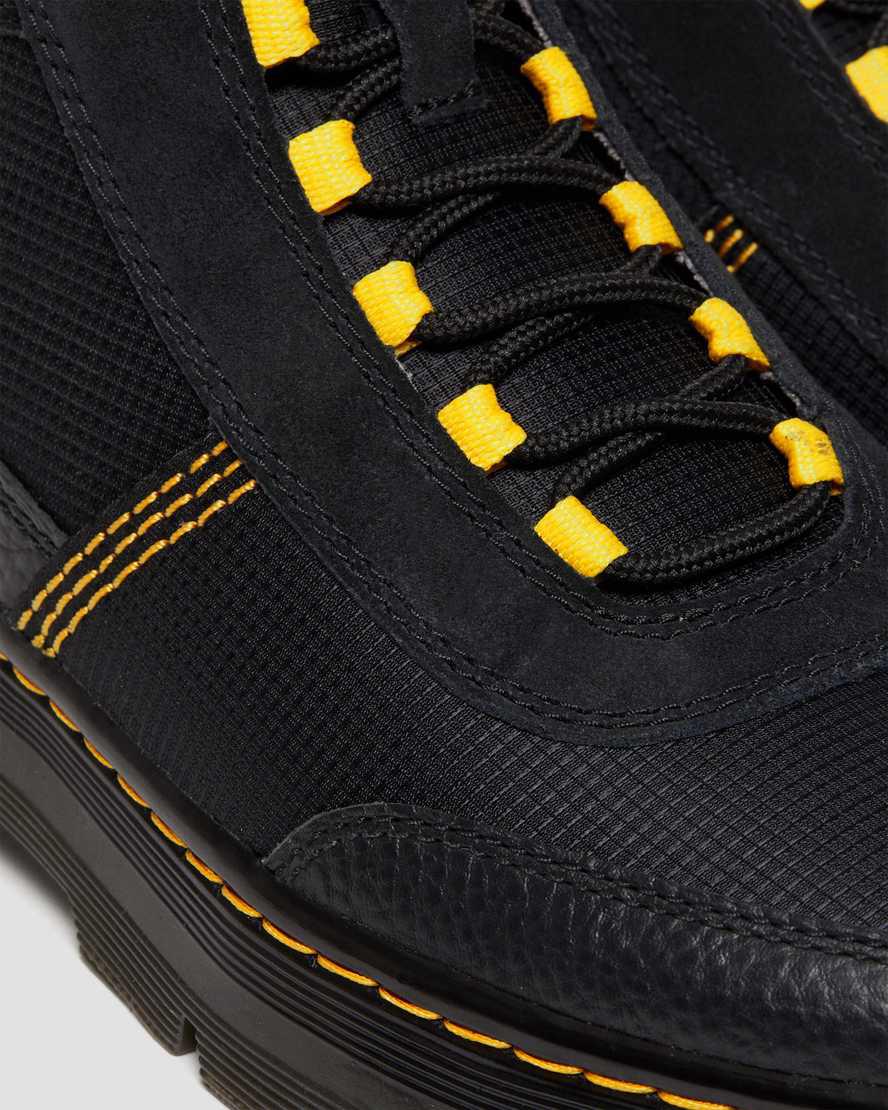 Dr Martens Combs Tech Milled Nappa & Suede Naisten Nilkkurit Mustat  Suomi |  6530LKGHY