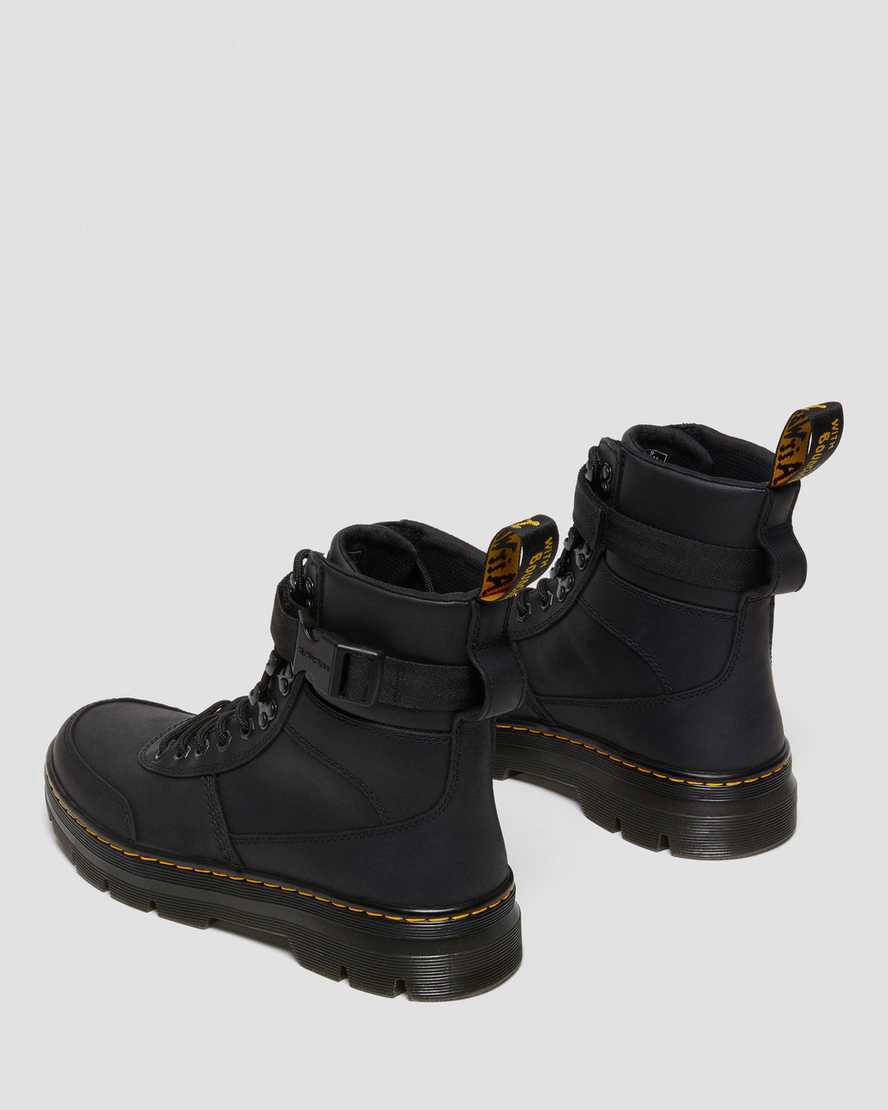 Dr Martens Combs Tech Wyoming Leather Miesten Vapaa-ajan Saappaat Mustat  Suomi |  4827CANYT