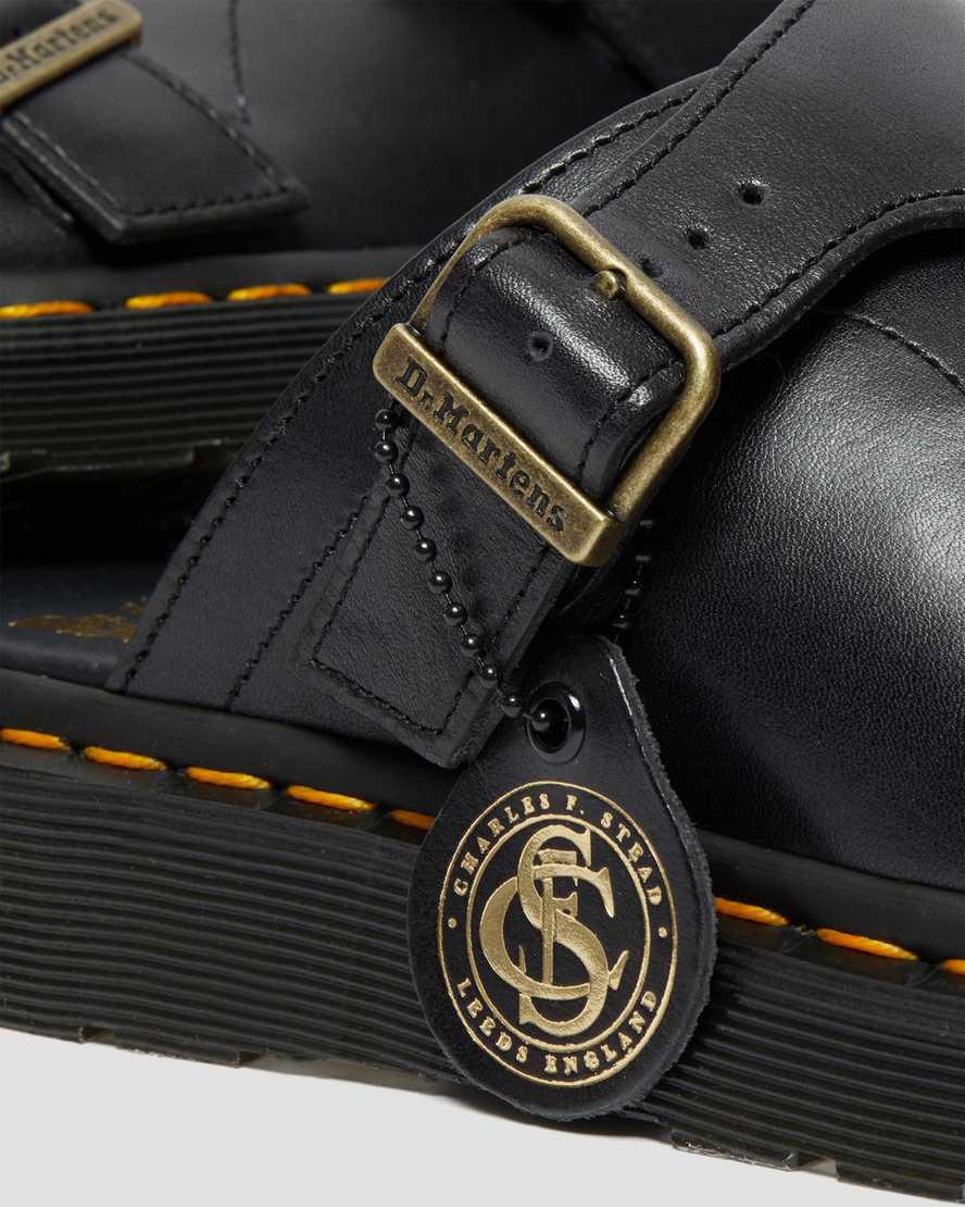 Dr Martens Dayne Made in England Leather Slide Miesten Sandaalit Mustat  Suomi |  9721IGKEU