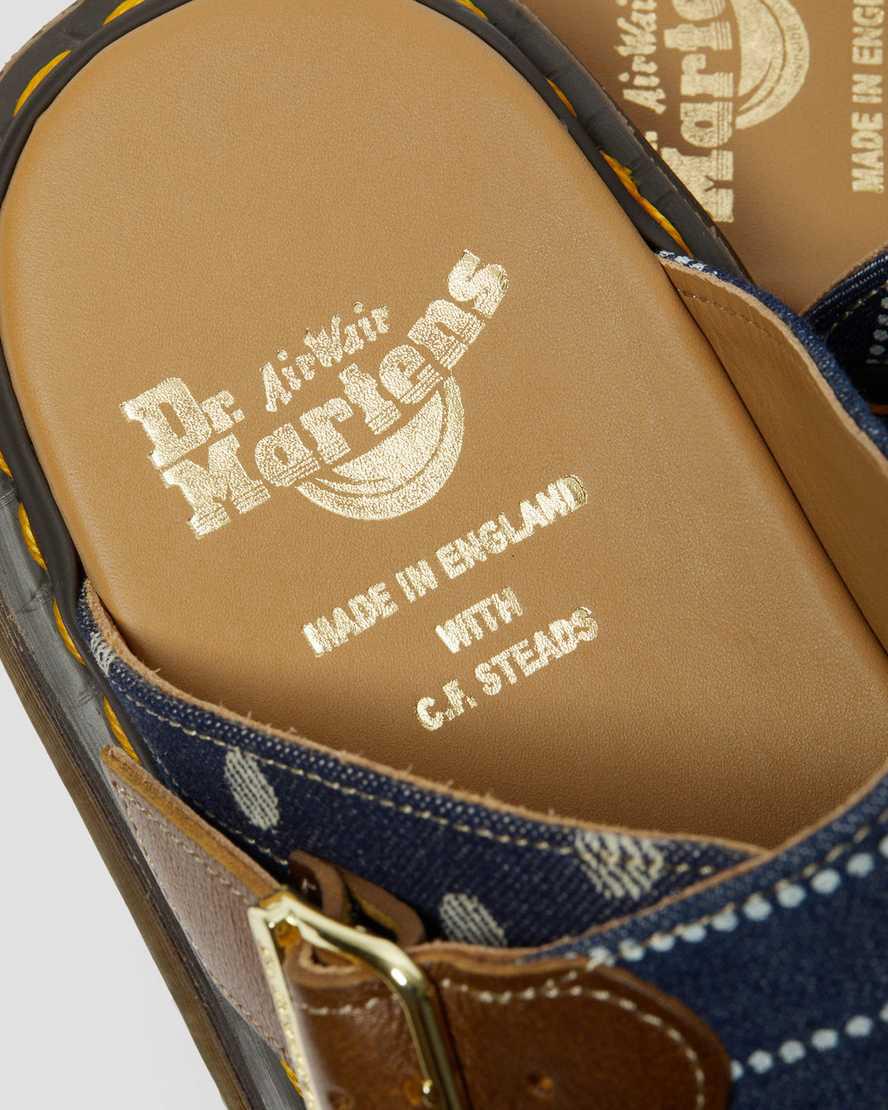 Dr Martens Dayne Made in England Pinstripe Dot Miesten Rantasandaalit Monivärinen Raidallinen  Suomi |  9681BFQRG