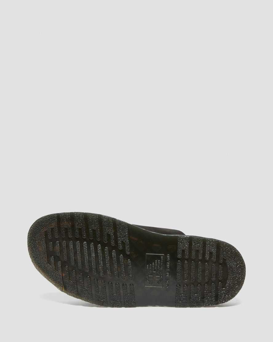 Dr Martens Dayne Made in England Suede Miesten Rantasandaalit Mustat  Suomi |  9412SFHYL