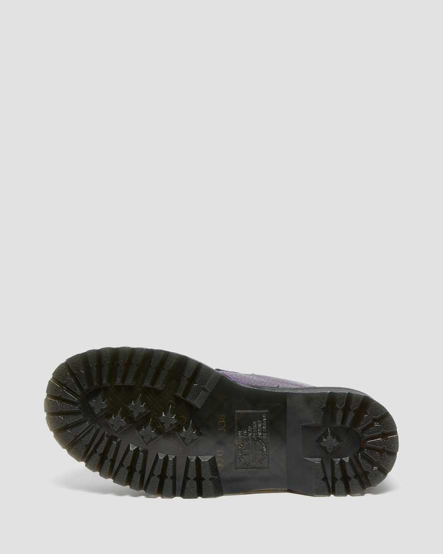 Dr Martens Devon Heart Leather Platform Naisten Nilkkurit Blackcurrant  Suomi |  6021UHKBE