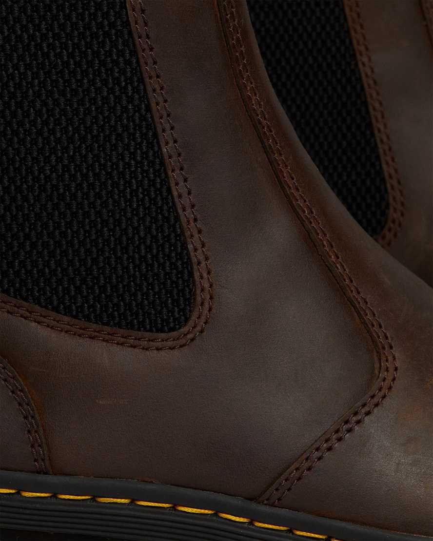 Dr Martens Embury Crazy Horse Leather Naisten Nilkkurit Ruskea  Suomi |  8469RKXOG