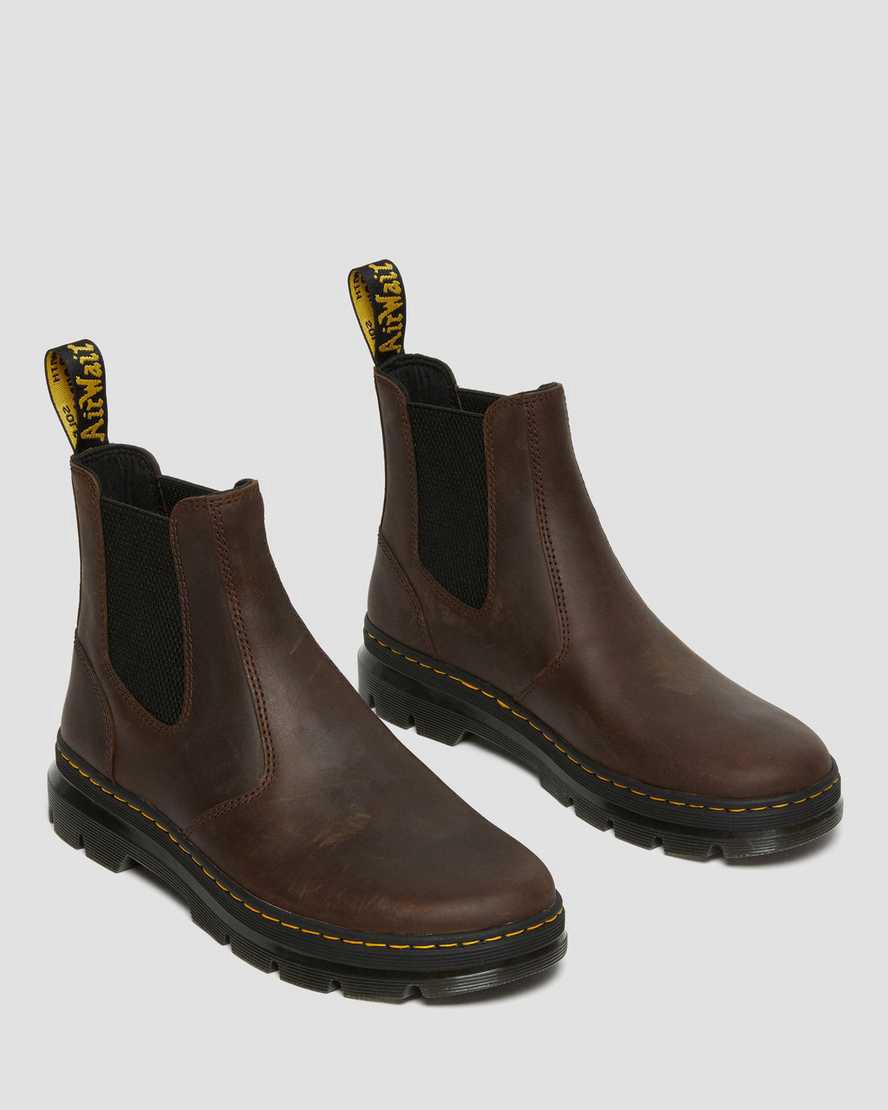 Dr Martens Embury Crazy Horse Leather Naisten Nilkkurit Ruskea  Suomi |  8469RKXOG