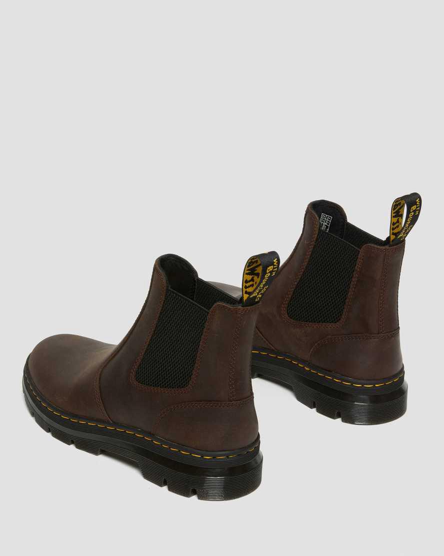 Dr Martens Embury Crazy Horse Leather Naisten Nilkkurit Ruskea  Suomi |  8469RKXOG