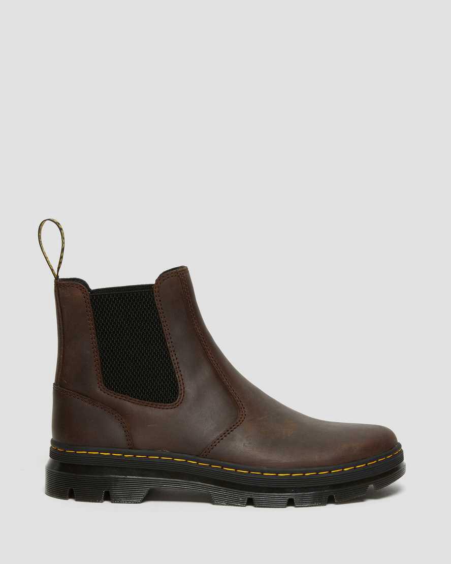 Dr Martens Embury Crazy Horse Leather Naisten Nilkkurit Ruskea  Suomi |  8469RKXOG