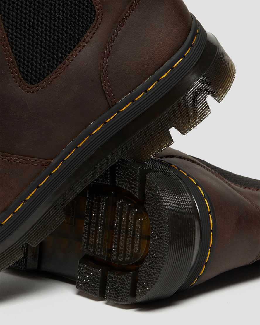 Dr Martens Embury Crazy Horse Leather Naisten Nilkkurit Ruskea  Suomi |  8469RKXOG